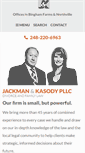 Mobile Screenshot of jackmanandkasody.com